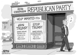 REPUBLICANS LOOK FOR VP OR STOP TRUMP CANDIDATE by RJ Matson