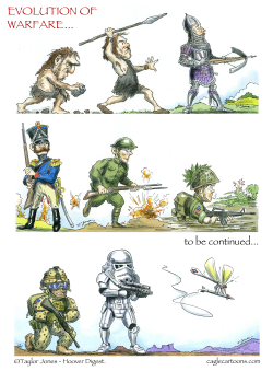 EVOLUTION OF WARFARE  by Taylor Jones