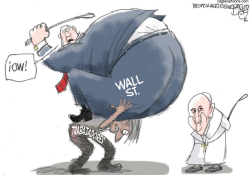 EL PAPA Y EL CAPITALISMO  by Pat Bagley