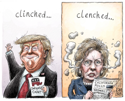 PARTY NOMINATION by Adam Zyglis