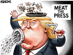 TRUMP PRESSER by Steve Sack