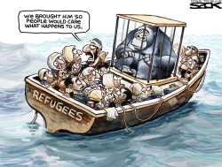 MONKEY BOAT by Steve Sack