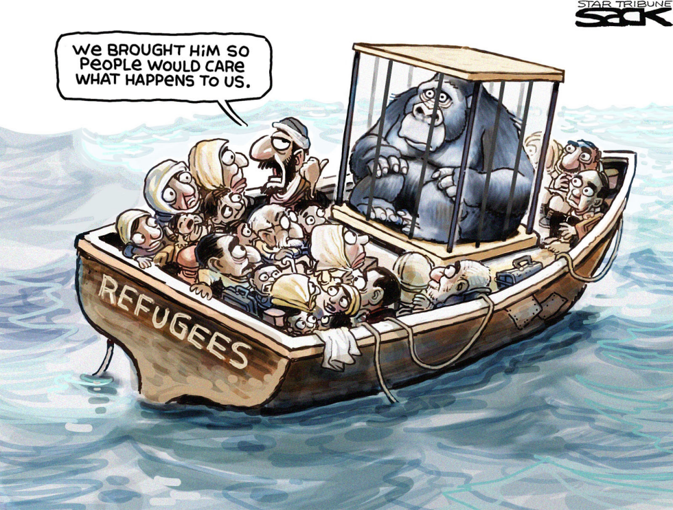  MONKEY BOAT by Steve Sack