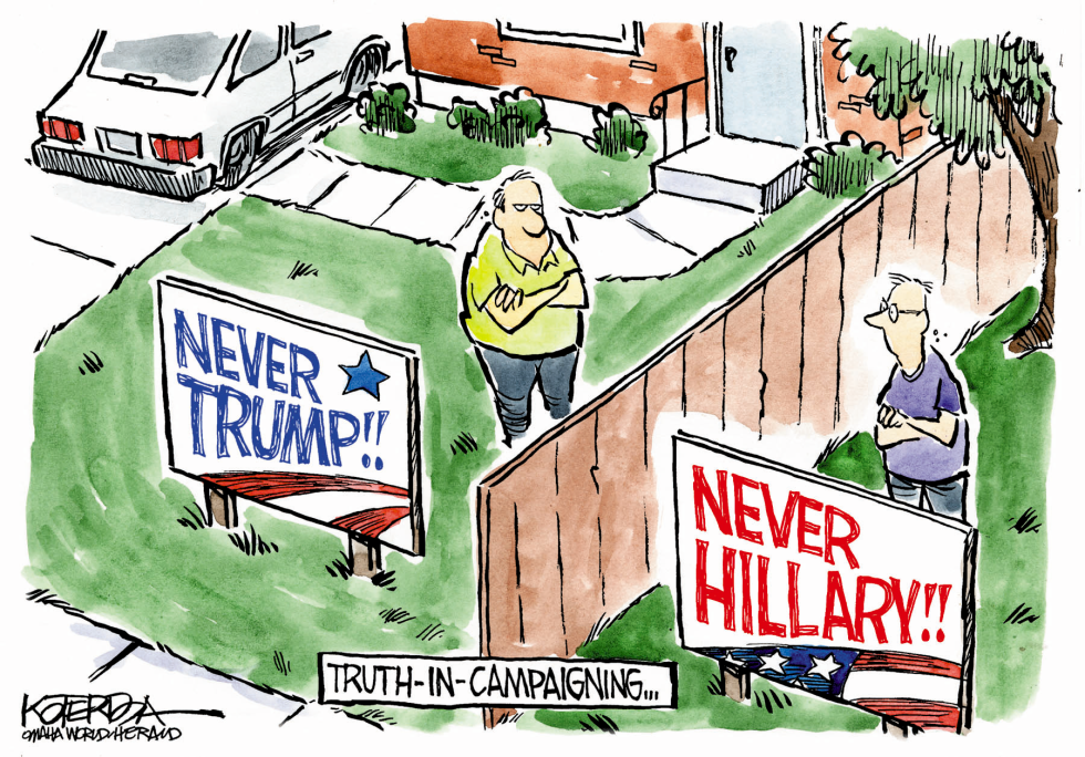  TRUTH IN CAMPAIGNING by Jeff Koterba