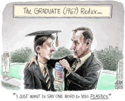 THE GRADUATE by Adam Zyglis