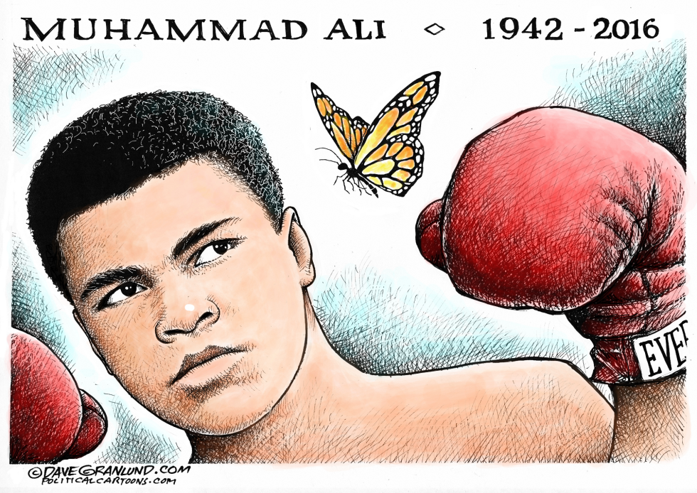  MUHAMMAD ALI TRIBUTE by Dave Granlund