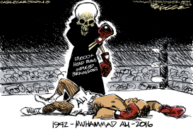 ALI -RIP by Milt Priggee