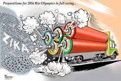 RIO OLYMPIC PREPARATIONS by Paresh Nath