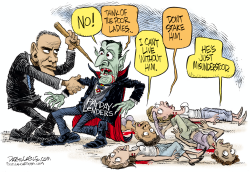 OBAMA AND PAYDAY LENDERS by Daryl Cagle