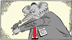 GOP SUICIDE by Bob Englehart