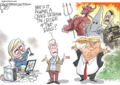 LESSER EVIL by Pat Bagley