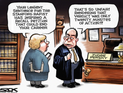 STANFORD RAPE JUDGE by Steve Sack