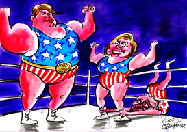 AMERICAN PRESIDENTIAL WRESTLING by Christo Komarnitski