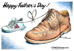 FATHERS DAY AND SHOES by Dave Granlund