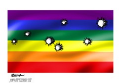 ORLANDO LGBT FLAG by Rayma Suprani