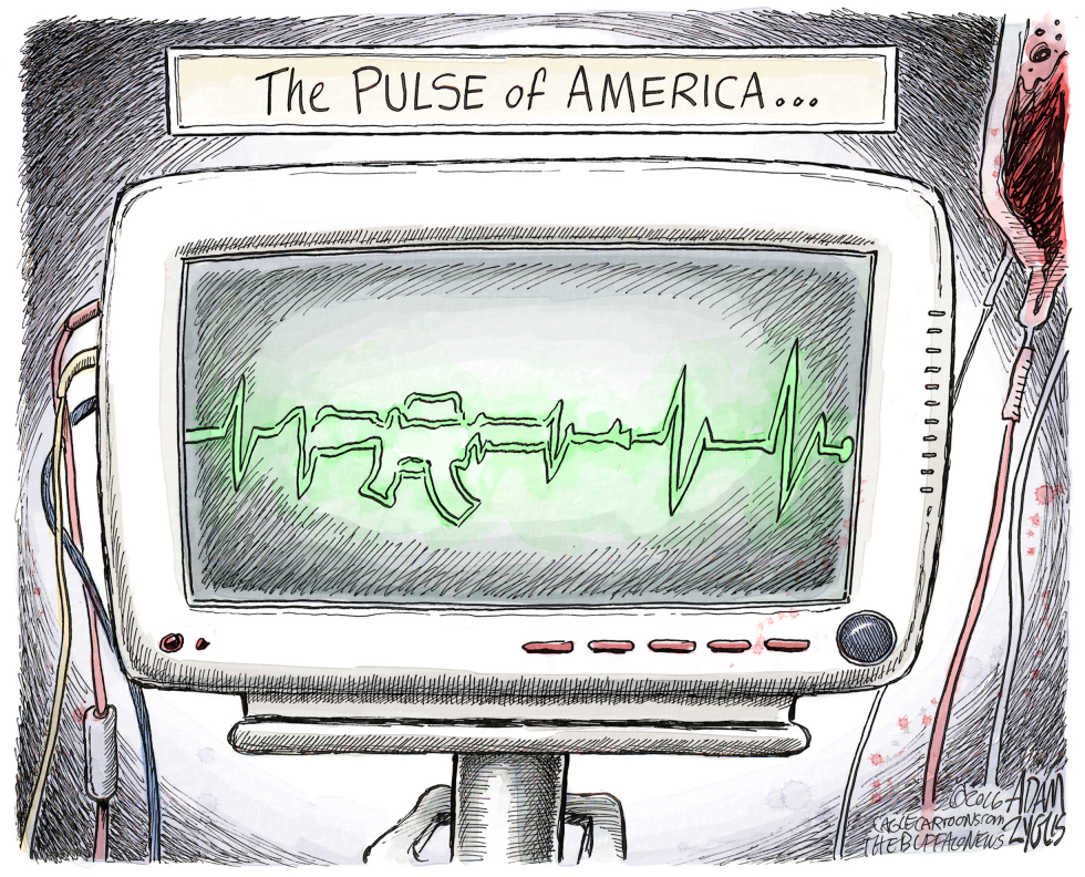  PULSE SHOOTING by Adam Zyglis