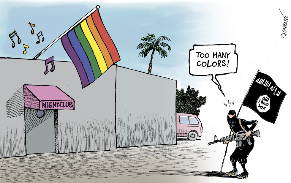  ORLANDO SHOOTING by Patrick Chappatte