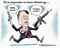 SHOOTINGS AND NRA by Dave Granlund