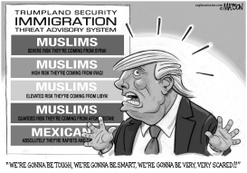 TRUMPLAND SECURITY IMMIGRATION THREAT ADVISORY SYSTEM by RJ Matson