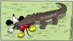 DISNEY WORLD GATOR by Bob Englehart