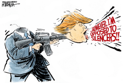 OPPOSED TO SILENCERS by Jeff Koterba