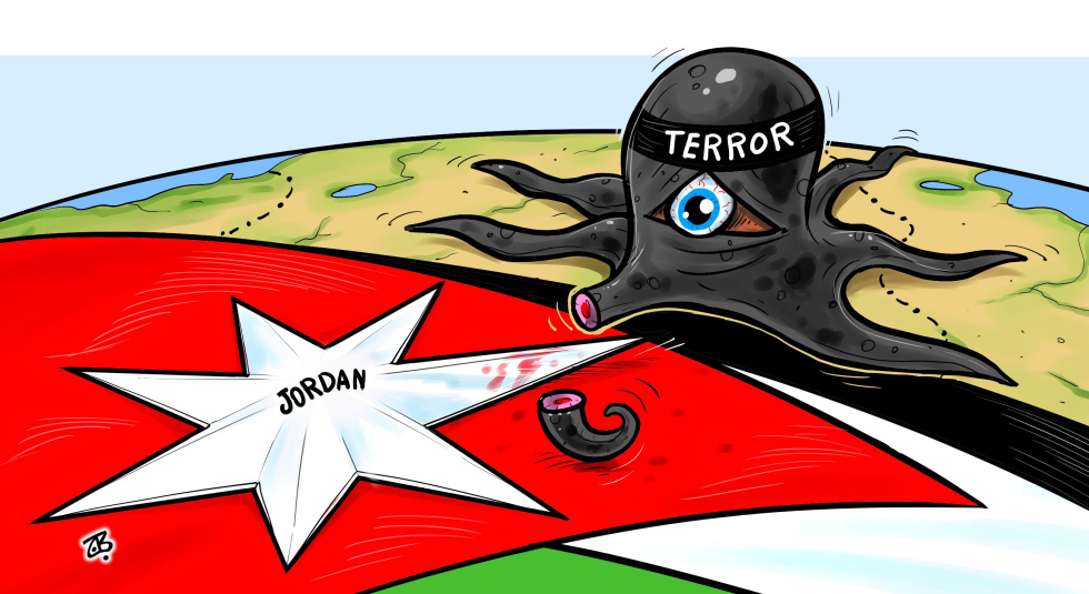  JORDAN VS TERROR by Emad Hajjaj