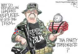 TEA PARTY TERROR by Pat Bagley