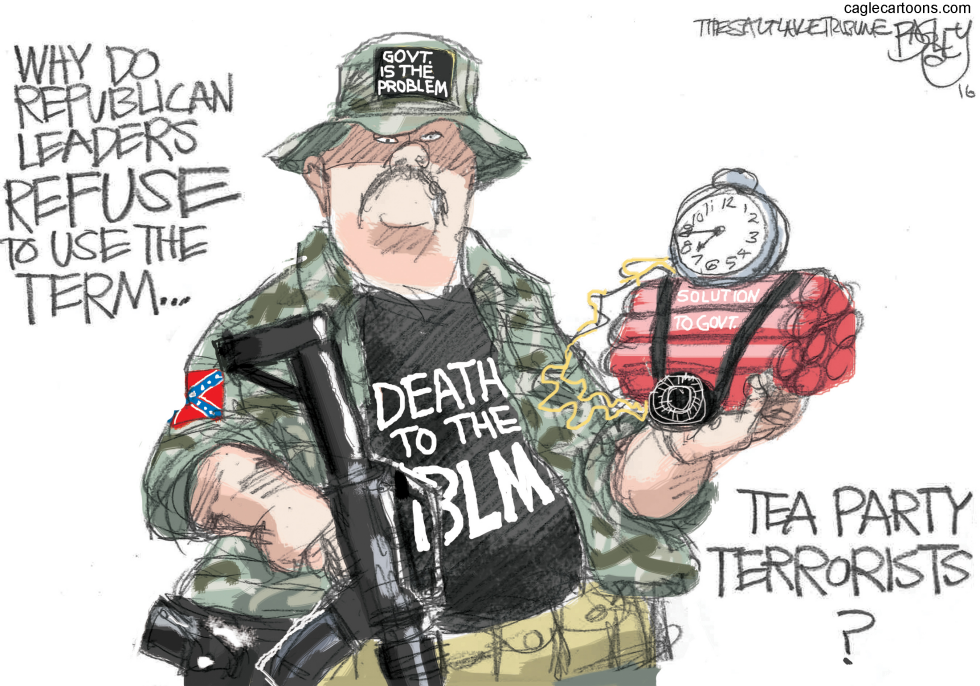  TEA PARTY TERROR by Pat Bagley