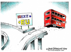 UK EXITS EU by Dave Granlund