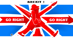 BREXIT TO FAR RIGHT  by Emad Hajjaj