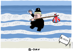 B-DAY, BORIS JOHNSON IS LEAVING THE EU by Schot