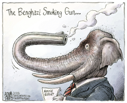 BENGHAZI SMOKING GUN by Adam Zyglis