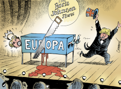 THE BORIS JOHNSON SHOW by Patrick Chappatte