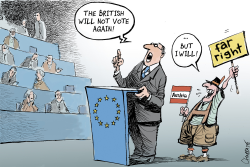 AUSTRIAN PRESIDENTIAL ELECTION CANCELED by Patrick Chappatte