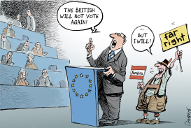 AUSTRIAN PRESIDENTIAL ELECTION CANCELED by Patrick Chappatte