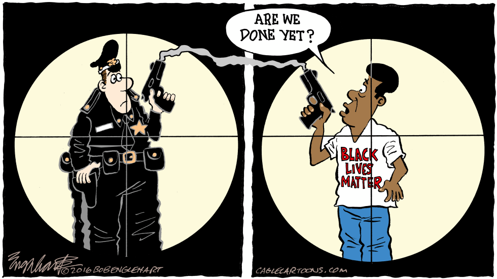  DALLAS COPS by Bob Englehart