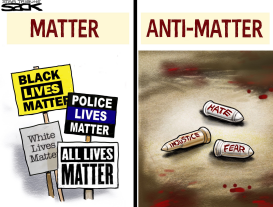 LIVES MATTER by Steve Sack