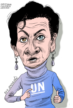 CHRISTIANA FIGUERES COSTA RICA by Arcadio Esquivel