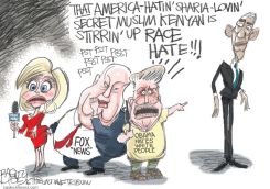 RACE BAITING FOR DUMMIES by Pat Bagley