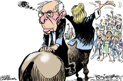 SANDERS  by Milt Priggee