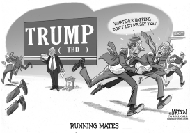 RUNNING MATES RUNNING FROM TRUMP by RJ Matson