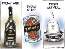 TRUMP FOODS by Kevin Siers