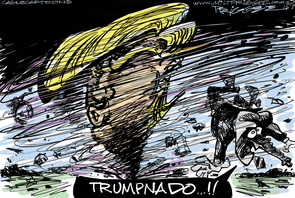  TRUMPNADO by Milt Priggee