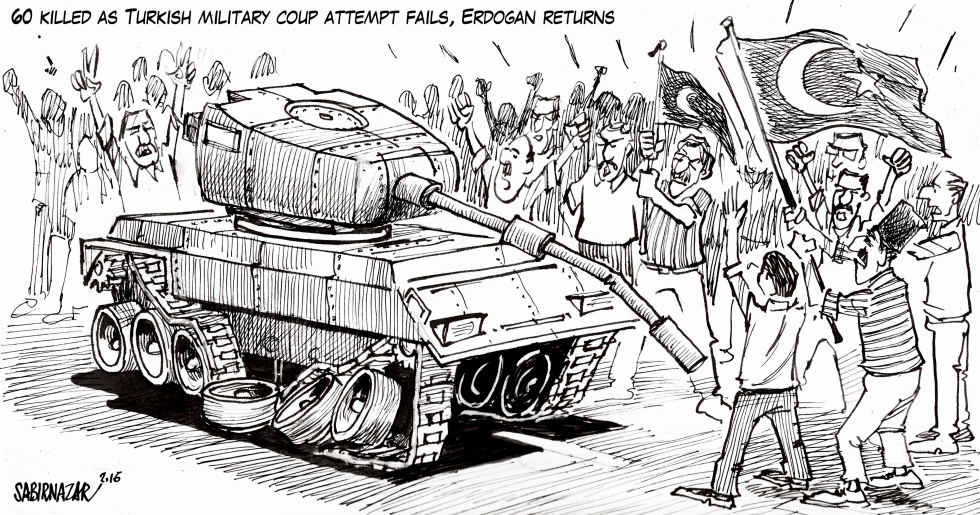  FAILED MILITARY COUP IN TURKEY by Sabir Nazar