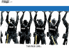 THIN BLUE LINE by Jeff Koterba