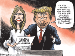 MELANIAS PLAGIARISM by Kevin Siers