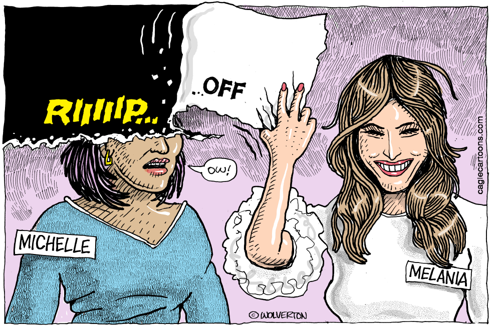  MELANIA RIP OFF by Wolverton