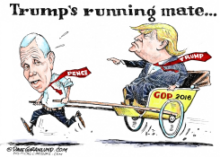 TRUMP RUNNING MATE by Dave Granlund