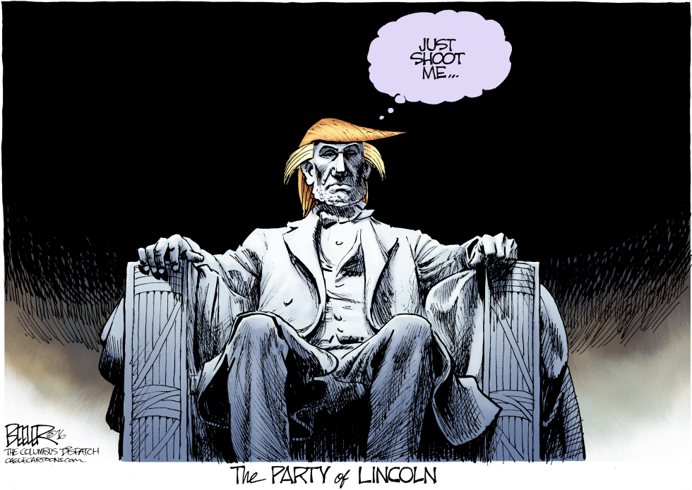  PARTY OF LINCOLN by Nate Beeler