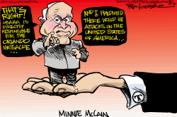 MINNIE MCCAIN by Milt Priggee